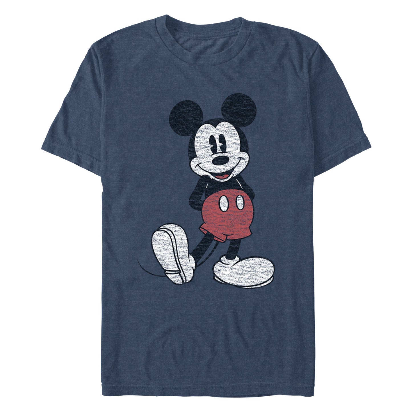 Camiseta de Hombre Disney Mickey Pose - Azul Heather