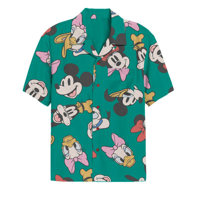 Men's Disney Minnie Friends Toss Button-Up Shirt