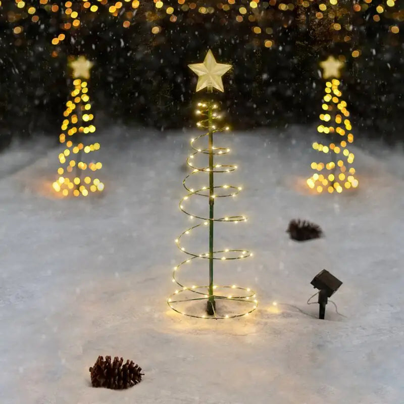 Luces de Navidad LED solares - Decoración navideña ecológica