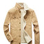 Chaqueta de mezclilla para mujer otoño invierno