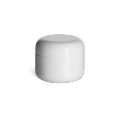 1 oz Double Wall Plastic Jar with Lid - Case of 144