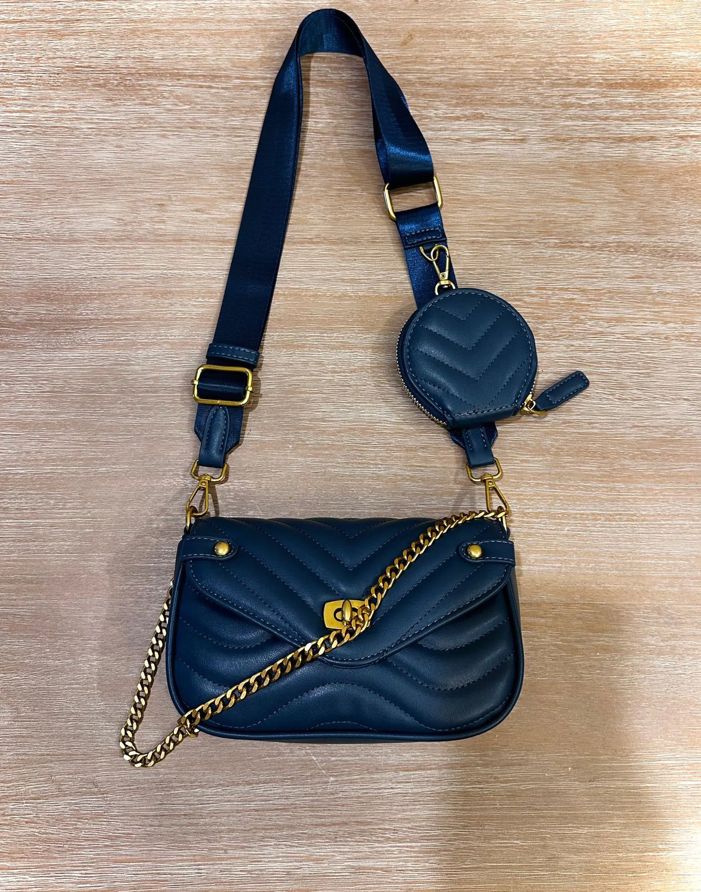 Sac à bandoulière matelassé Louise