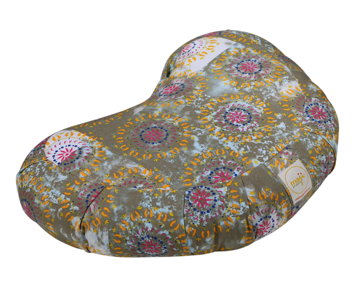 Halfmoon Zafu Meditation Cushion for Ultimate Comfort - Korvel