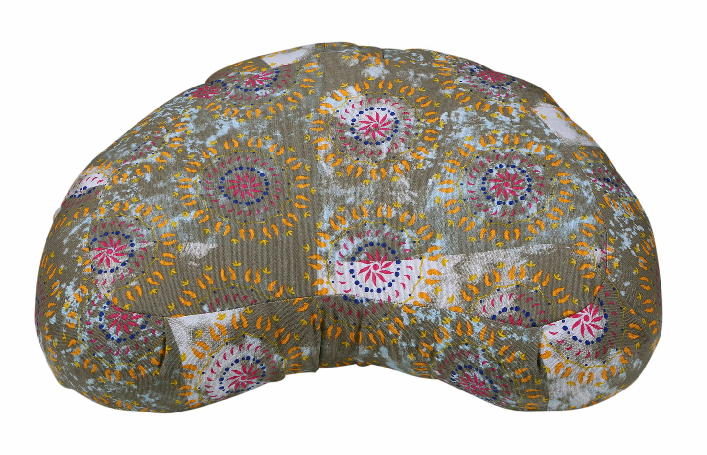 Halfmoon Zafu Meditation Cushion for Ultimate Comfort - Korvel