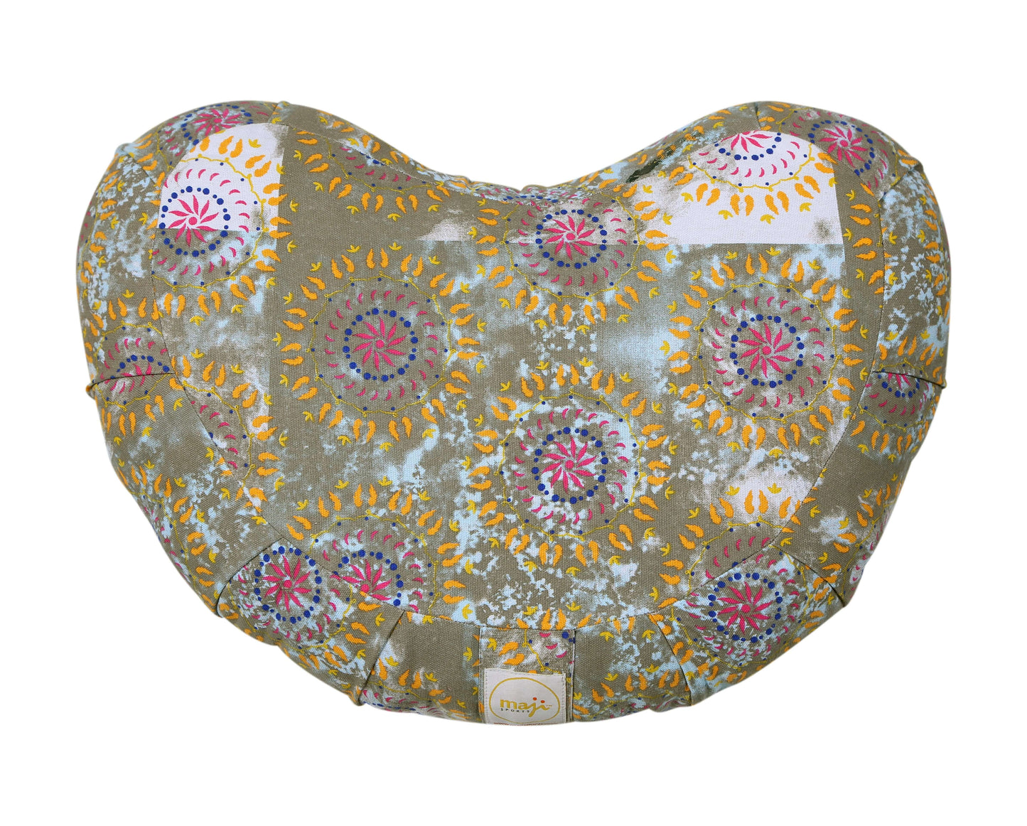 Halfmoon Zafu Meditation Cushion for Ultimate Comfort - Korvel