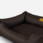 Cama para Perros Impermeable Listo para la Aventura en Marrón