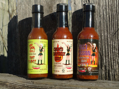 Trio of Hot Sauces – Serrano, Cayenne & Habanero - Korvel