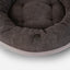 Cama para Perro Donut de Castaño Acogedor para Máximo Confort