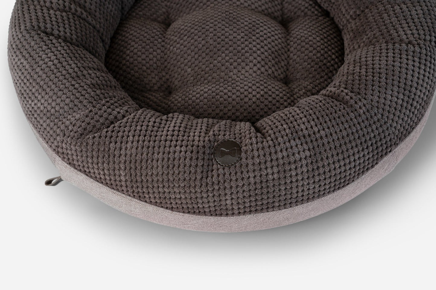 Cama para Perro Donut de Castaño Acogedor para Máximo Confort