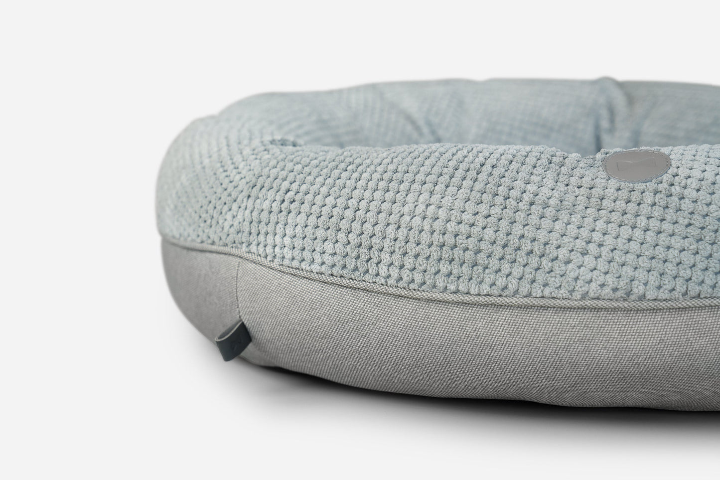 Cloud Comfort Moonlight Gray Donut Dog Bed