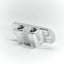 Billet aluminum Rotopax mount adapter for extrusion roof rack cross bars. - Korvel