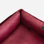 Luxurious Velvet Dog Bed in Rich Wine Color