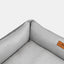 Luxurious Velvet Orthopedic Dog Bed in Gray