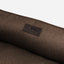 Luxurious Cotton Dog Sleeper Bed in Rich Brown