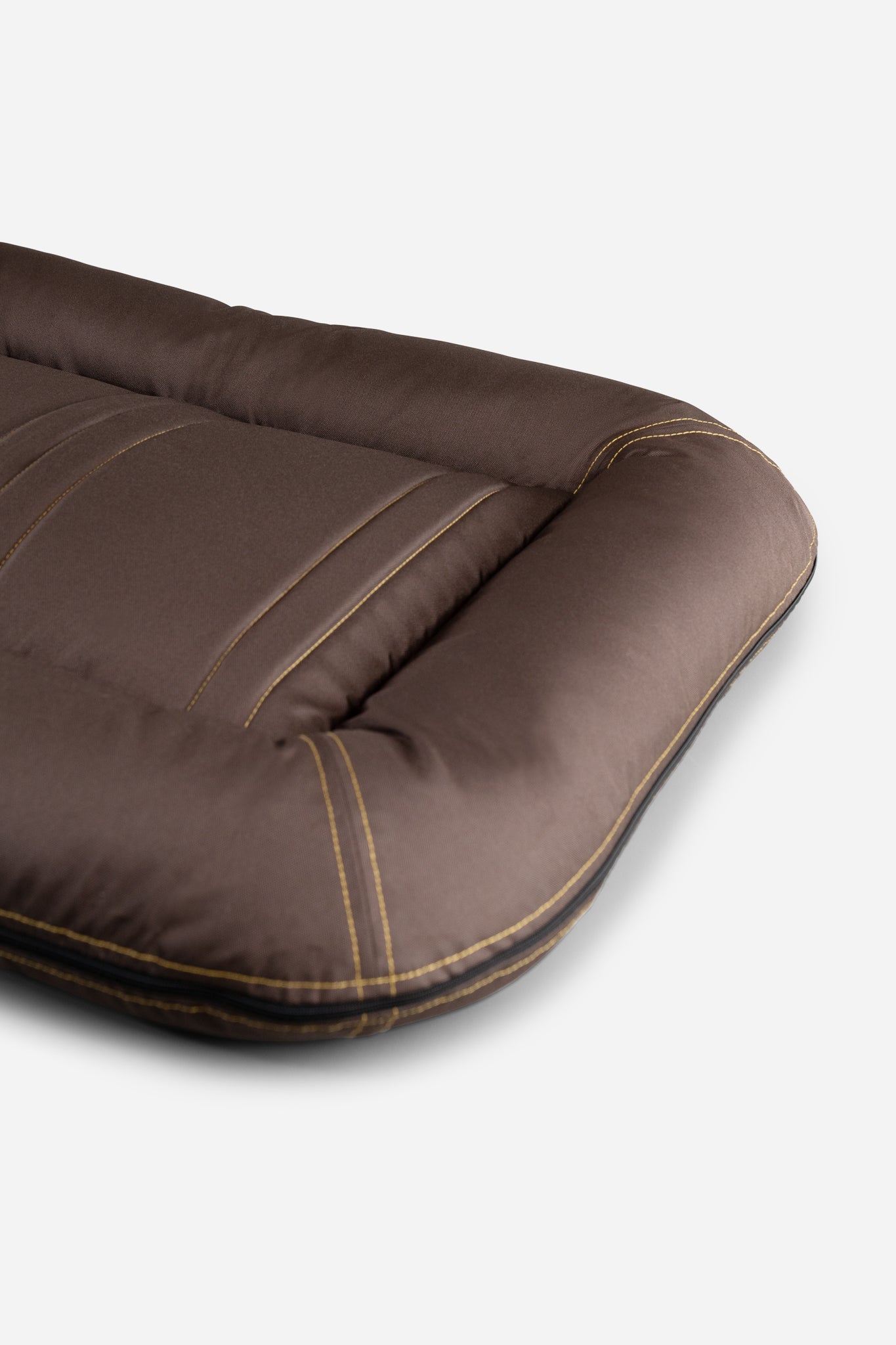 Premium Waterproof Lounger Dog Bed in Rich Brown