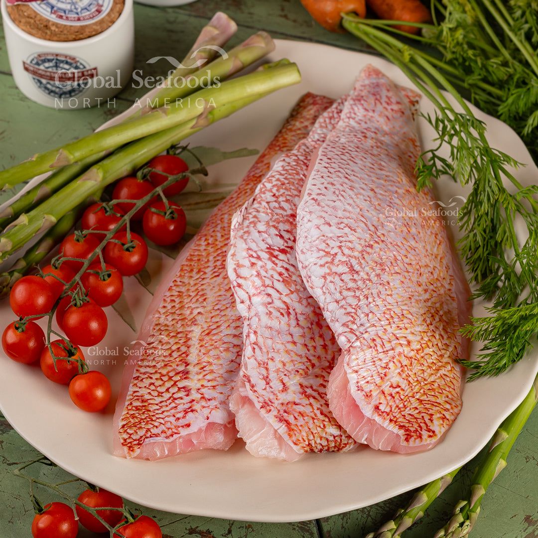 Filetes de Pargo Rojo del Caribe – Capturados en la Naturaleza, Con Piel