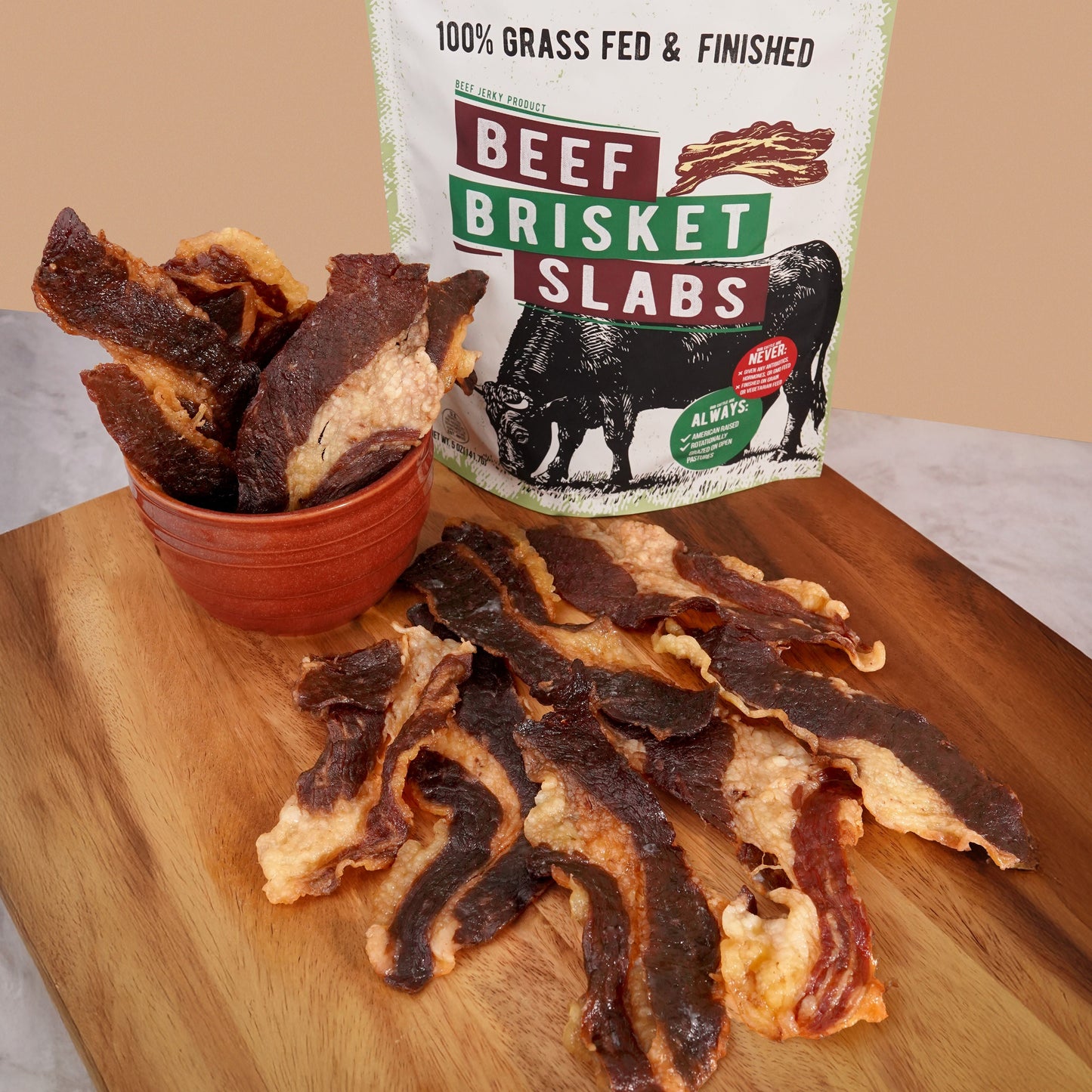 Tranches de Poitrine de Bœuf - 100% Nourri à l'Herbe