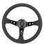 SPDZ1 Premium White Stitch Steering Wheel - Korvel