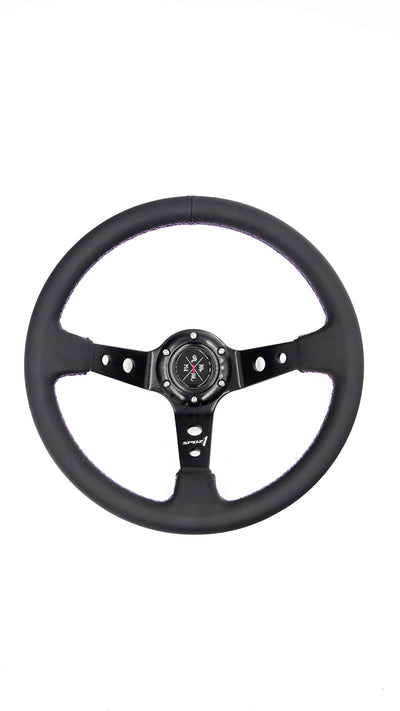 SPDZ1 Premium Purple Stitch Steering Wheel - Korvel