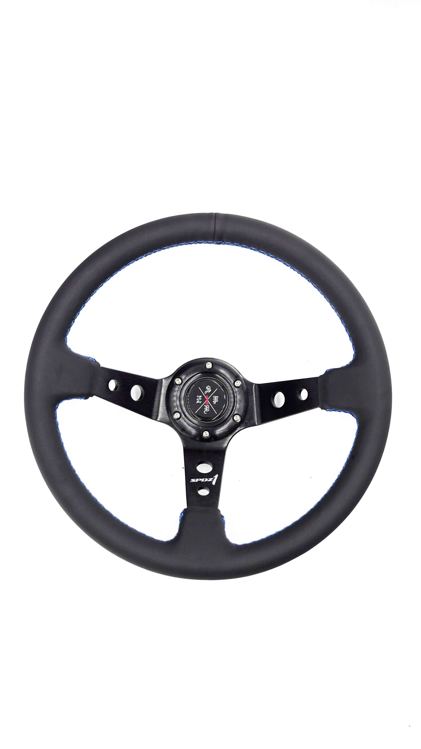 SPDZ1 Premium Blue Stitch Steering Wheel - Korvel