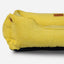 Cama para perros de lujo de corduroy amarillo soleado