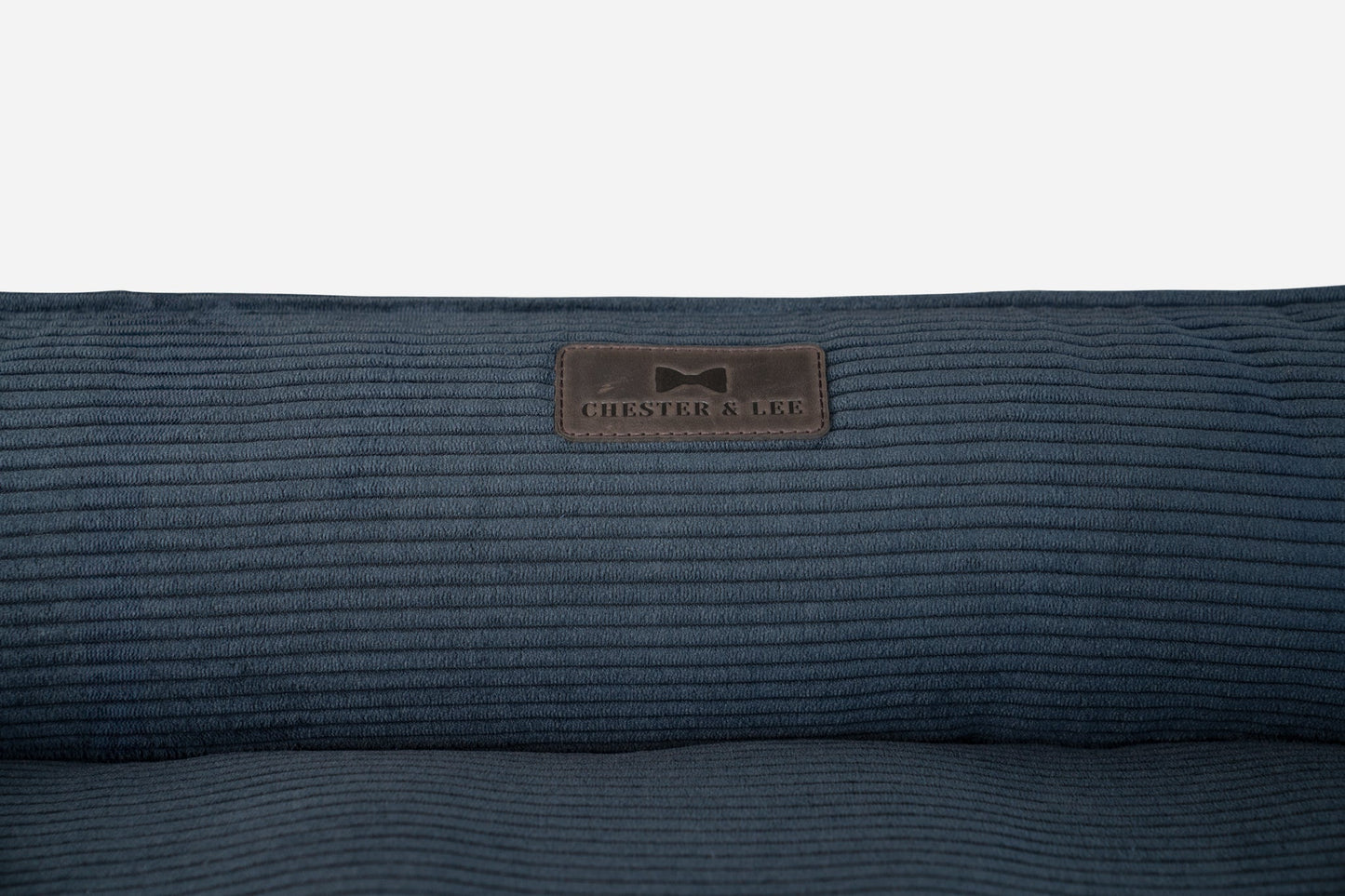 Luxurious Graphite Corduroy Dog Sleeper Bed