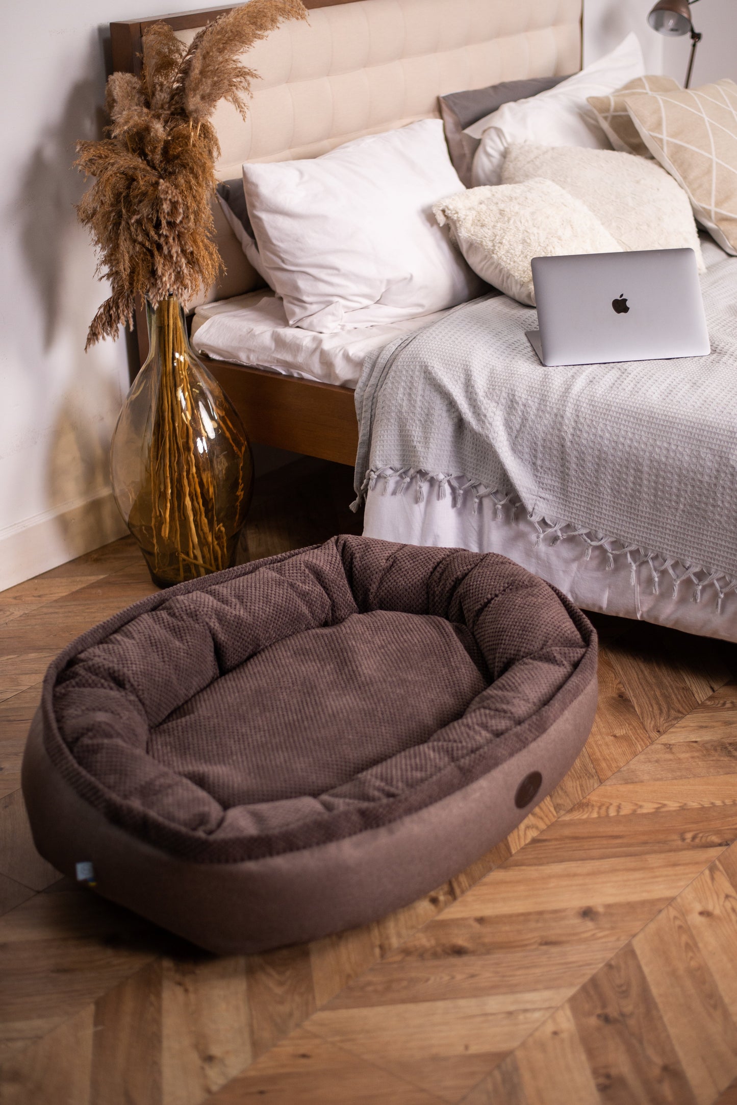 Luxurious Cuddly Bagel Dog Bed for Ultimate Comfort