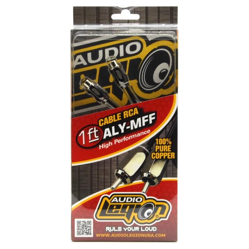Audio Legion ALY-MFF | 1 ft RCA Splitter Cable - 1 Male to 2 Female - Korvel