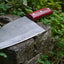 Exquisite Full Tang Handmade Damascus Steel Chef Knife with Exotic Wood Handle - Korvel