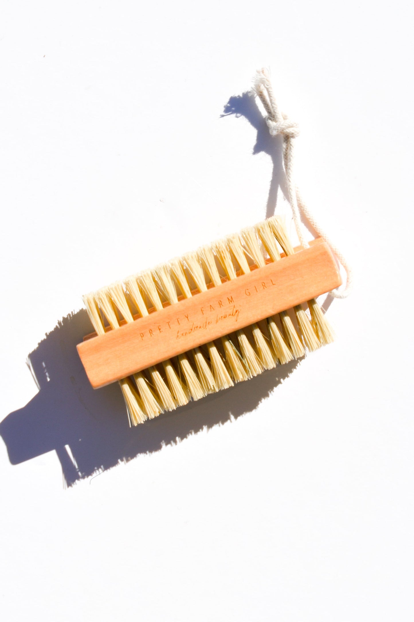 Bamboo Nail Brush with Natural Sisal Bristles - Korvel