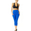 Leggings Capri de Yoga de Cintura Alta - Azul Cielo