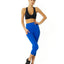 Leggings Capri de Yoga de Cintura Alta - Azul Cielo
