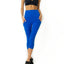 Leggings Capri de Yoga de Cintura Alta - Azul Cielo