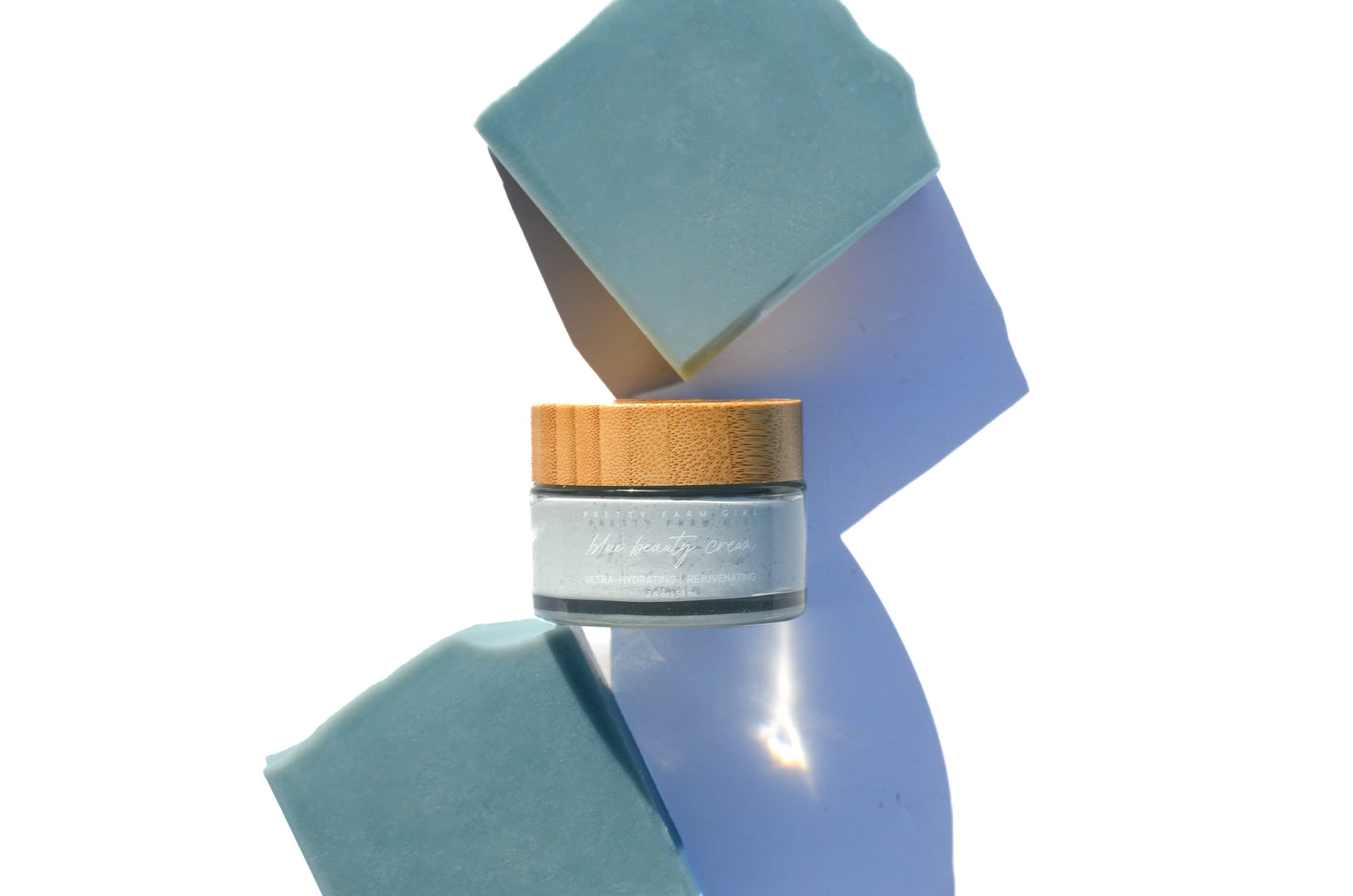 Barra facial de crema Blue Beauty
