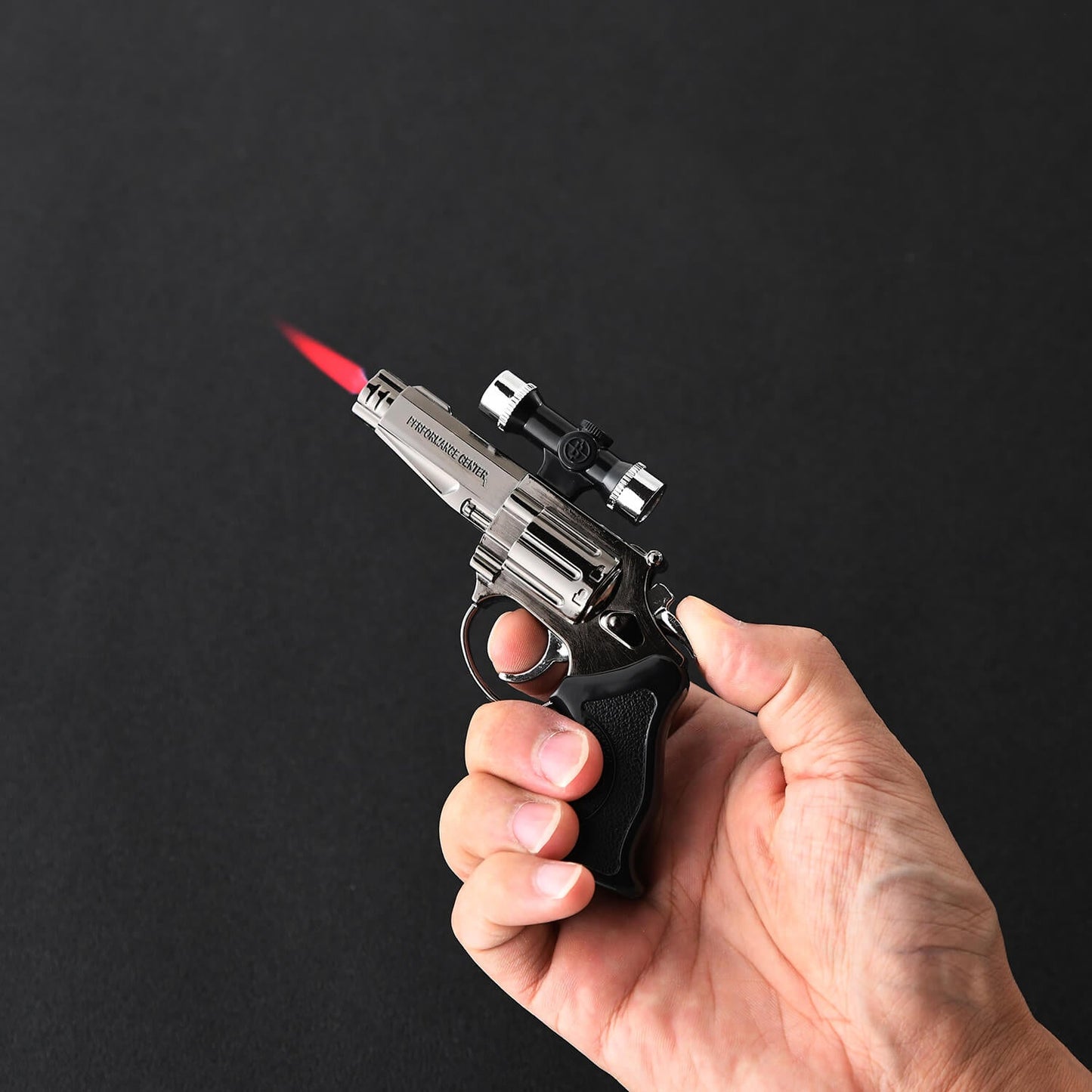 Modern Butane Lighter with Laser Pointer - Korvel