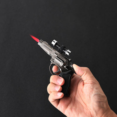 Modern Butane Lighter with Laser Pointer - Korvel