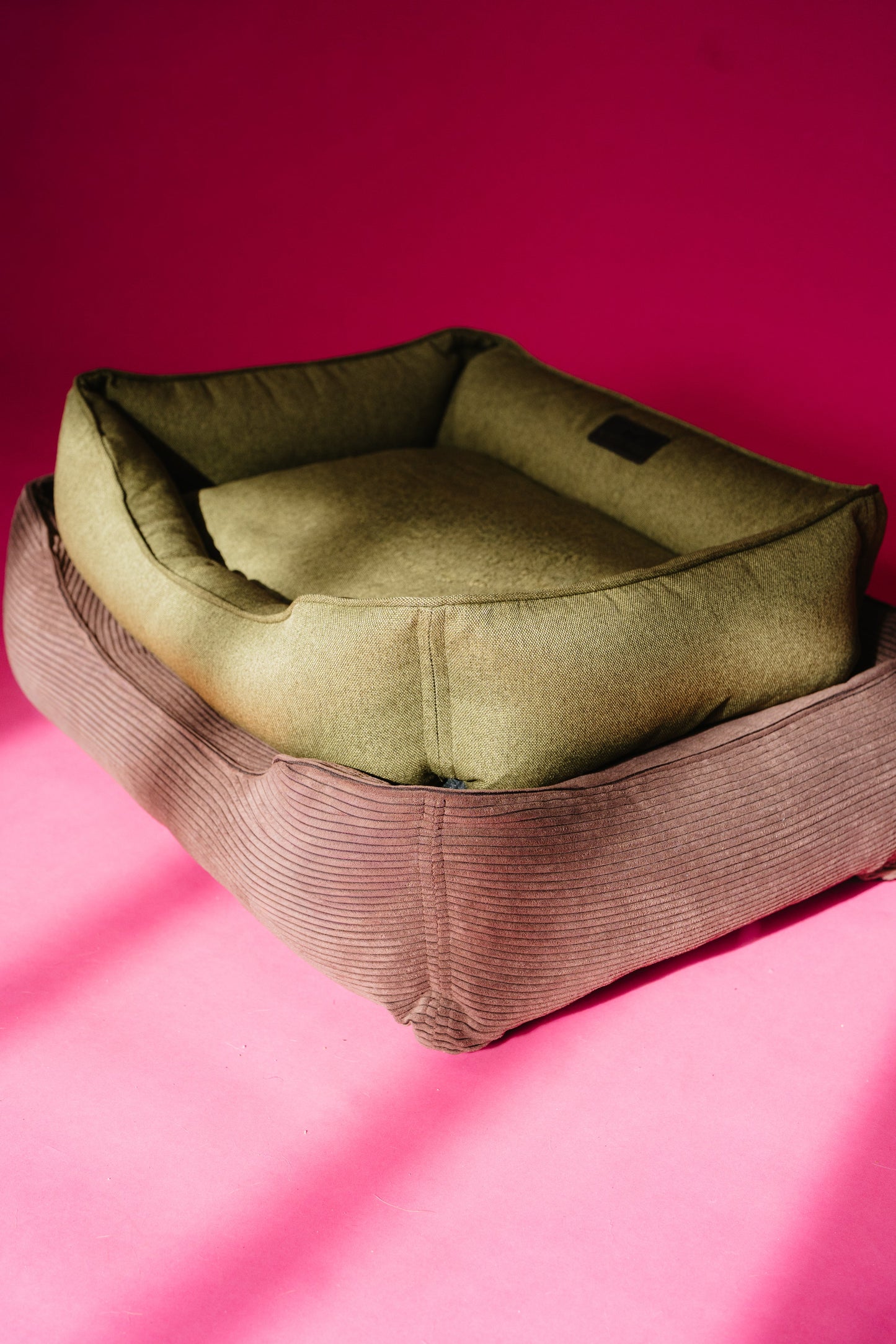 Cama para Perros de Algodón Oliva Comfort
