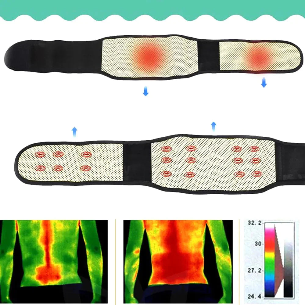 Ceinture de soutien lombaire magnétique premium