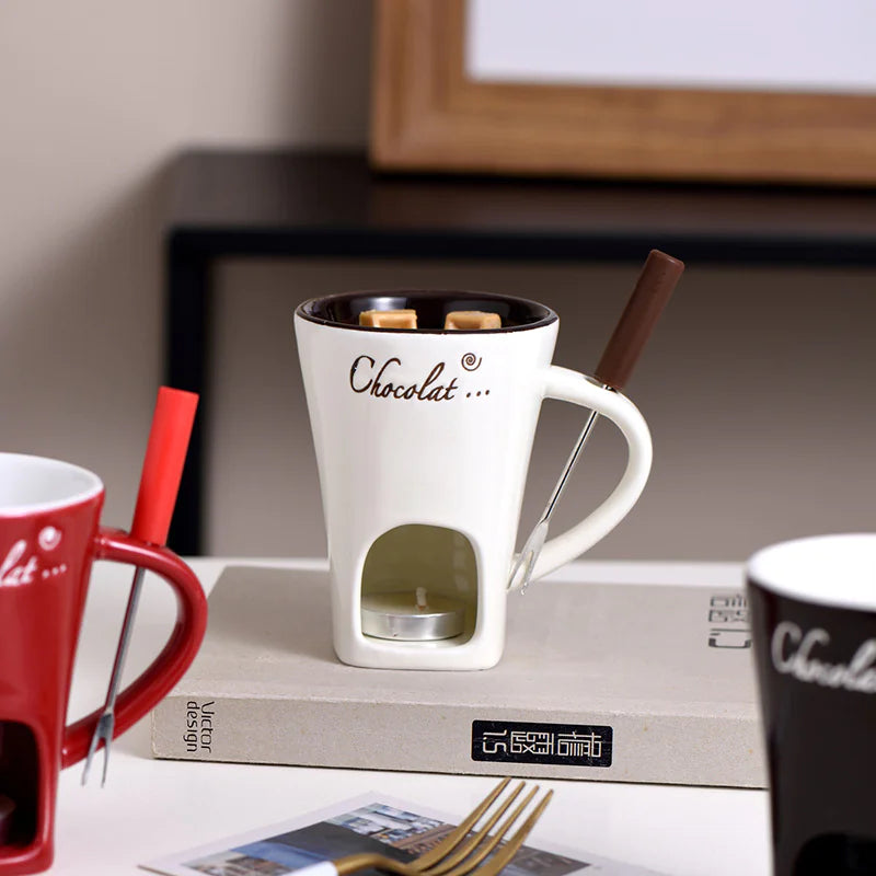 Fondue Mug Set for Personal Indulgence