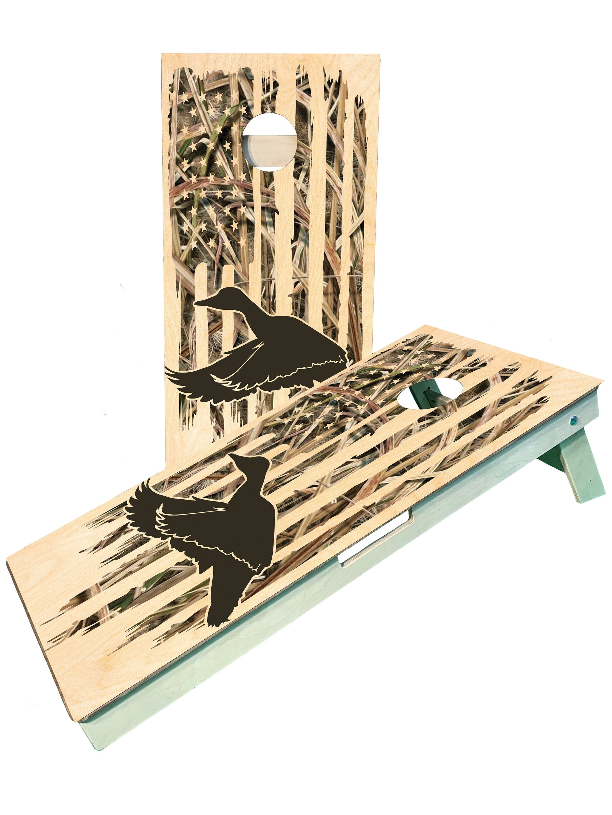 Premium Duck Hunting Themed Cornhole Boards - Korvel
