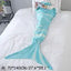 Striped Mermaid Blanket for Cozy Living Spaces
