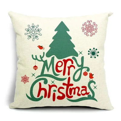 Housses de coussin de Noël festives pour la décoration des fêtes