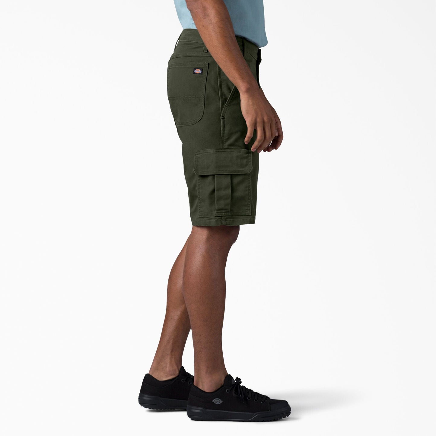 Shorts cargo en toile Dickies FLEX à coupe décontractée - Charbon, 11"
