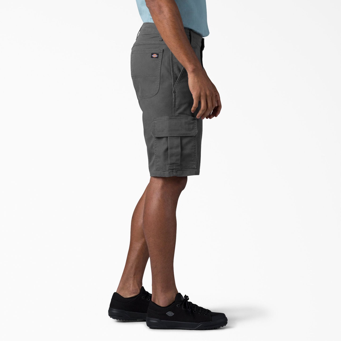 Shorts cargo en toile Dickies FLEX à coupe décontractée - Charbon, 11"