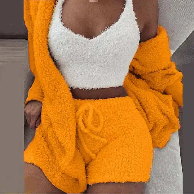 Ensemble de Pyjama Tricoté Confortable