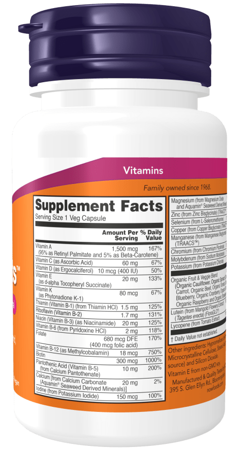 Daily Vits™ Veg Capsules - Premium Multivitamin & Mineral