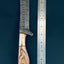 Premium Cowboy Bull Cutter Knife | 5" Damascus Steel Blade with Ergonomic Pakkawood Handle - Korvel
