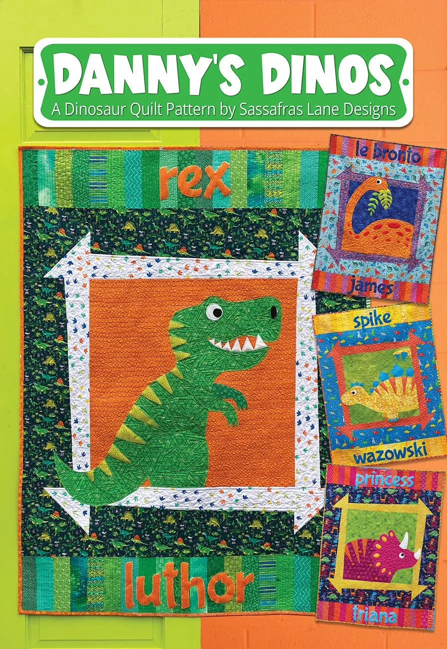 Danny's Dinos Appliqué Quilt Pattern