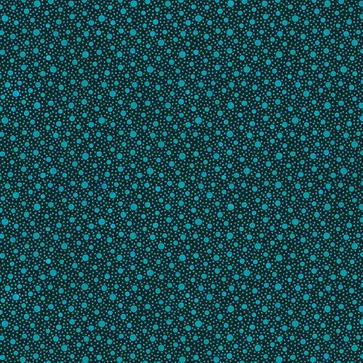 Tela de Algodón Affinity Dapple Dot Teal - 44"/45" por Yarda