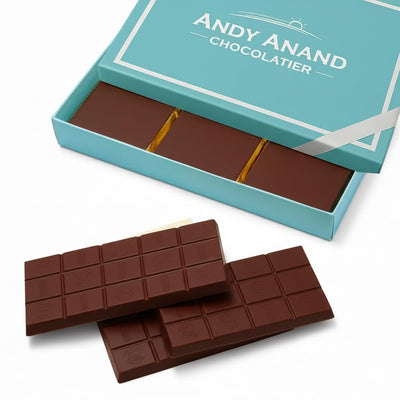 Andy Anand Sugar Free Belgian Dark Chocolate Bars - Gourmet Gift Box